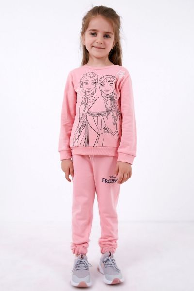 Παιδική χειμωνιάτικη φόρμα για κορίτσι  Disney FROZEN ροζ