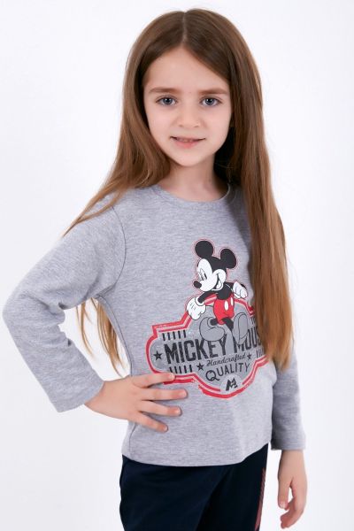  Χειμωνιάτικη πιτζάμα κοριτσίστικη Disney με σχέδιο mickey mouse