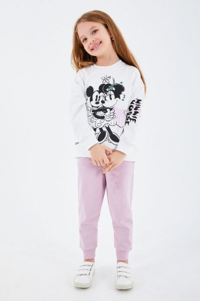 Παιδική χειμωνιάτικη φόρμα κοριτσίστικη Disney MINNIE MICKEY ροζ