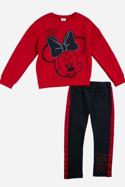 Παιδική χειμωνιάτικη φόρμα για κορίτσι  Disney MINNIE κόκκινη