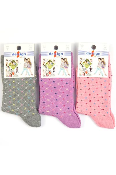 Παιδικές κάλτσες Design  3 τεμάχια BAKL1