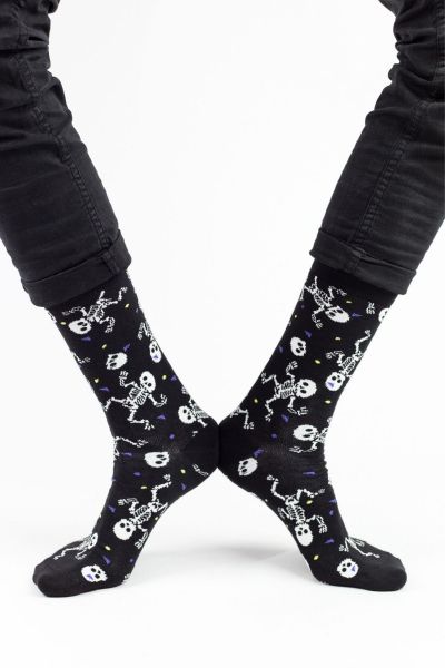 Ανδρικές Fashion Κάλτσες Cotbox SKELETON MAN