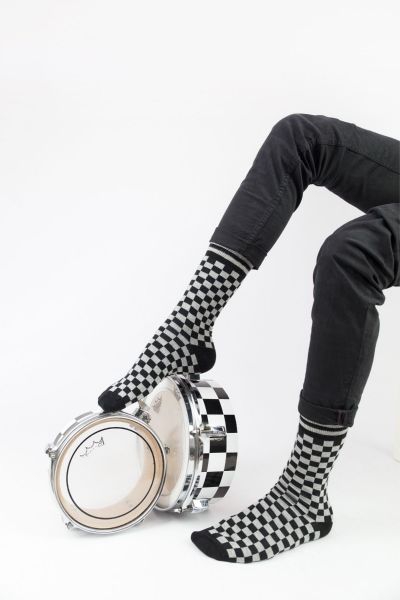 Ανδρικές Εφηβικές Fashion Κάλτσες Crazy Socks GAMBIT GREY