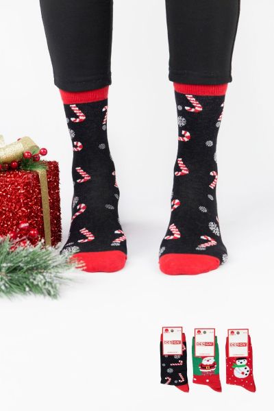 Γυναικείες fashion κάλτσες Design NOEL B 3 ζευγάρια