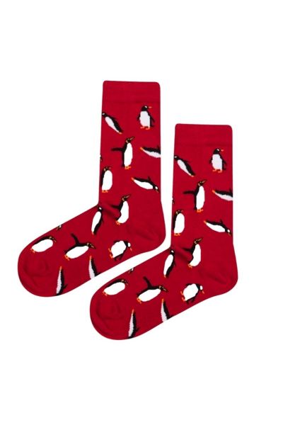 Γυναικείες Fashion Κάλτσες John Frank RED PENGUIN
