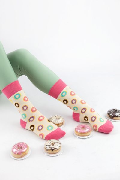 Γυναικείες Fashion Κάλτσες Livoni DONUTS MINI