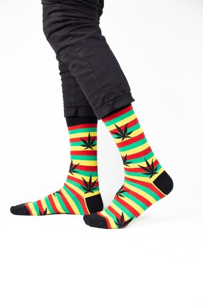 Ανδρικές Fashion Κάλτσες SOMA CANNABIS 4 Ζευγάρια Βαμβακερές