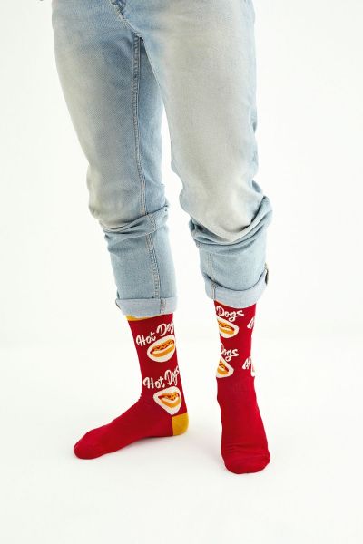 Ανδρικές fashion κάλτσες Soma HOT DOG 3 Ζευγάρια