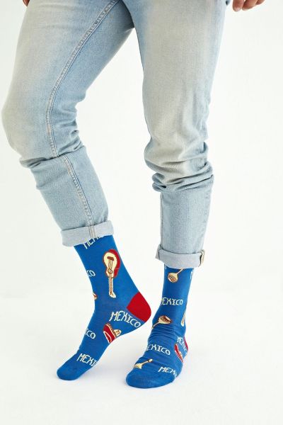 Ανδρικές fashion κάλτσες Soma MEXICO 3 Ζευγάρια