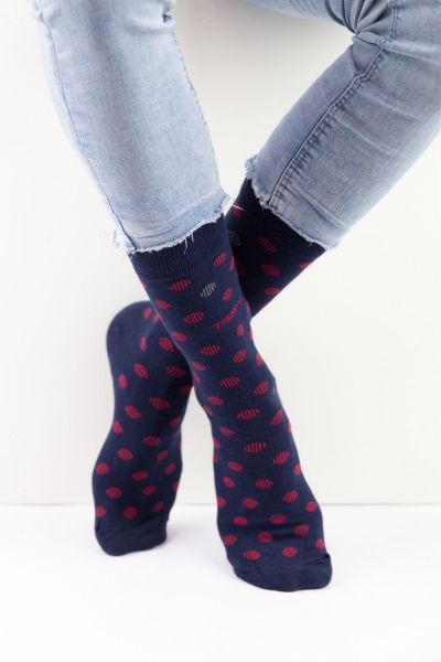Ανδρικές Fashion Κάλτσες Trendy RED DOTS