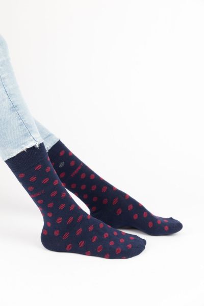 Ανδρικές Fashion Κάλτσες Trendy RED DOTS