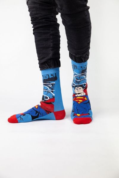 Ανδρικές Fashion Κάλτσες Warner Bros DCHEROESII 4 ζευγάρια