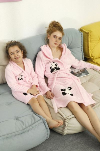 Γυναικεία Fleece Ρόμπα siyah inci I'M GOING TO SLEEP