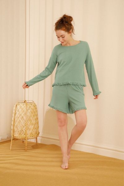 Γυναικείο Homewear Σορτσάκι Sexen LOLITA PISTACHIO
