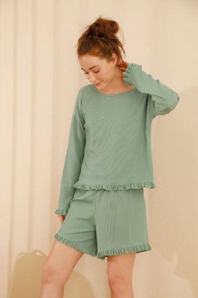 Γυναικείο Homewear Σορτσάκι Sexen LOLITA PISTACHIO