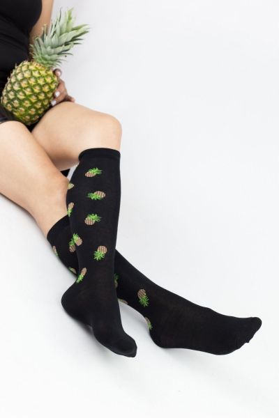 Γυναικείες Κάλτσες Knee-High Design PINEAPPLE