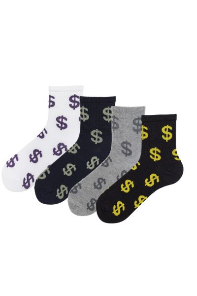 Γυναικείες ημίκοντες κάλτσες Modernty DOLLARS 4 ζευγάρια
