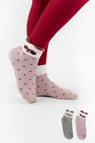 Γυναικείες ημίκοντες κάλτσες Pier Esse TEDDY II 2 ζευγάρια