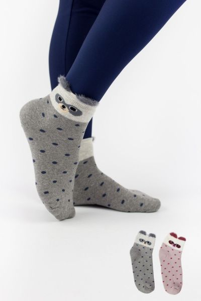 Γυναικείες ημίκοντες κάλτσες Pier Esse TEDDY II 2 ζευγάρια