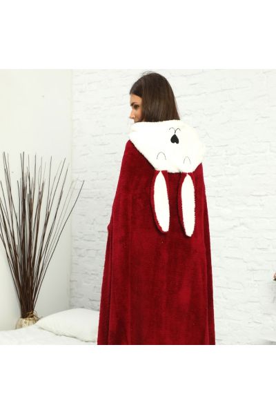 Γυναικείο Πόντσο Poncho siyah inci BORDEAUX DOG