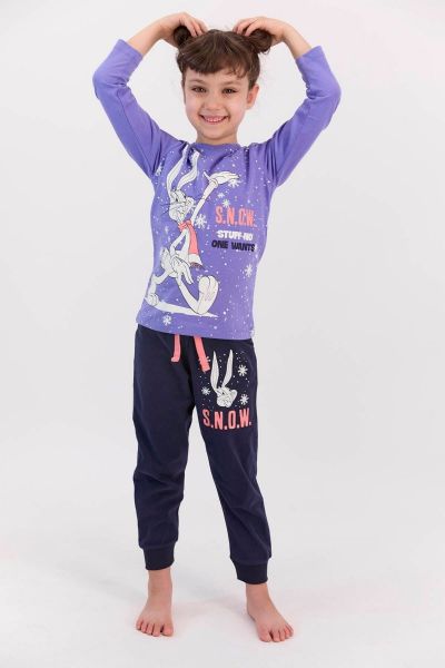 Παιδική πιτζάμα για κορίτσι  Roly Poly SNOWY BUGS BUNNY