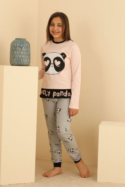 Παιδική χειμωνιάτικη πιτζάμα Sevim LOVELY PANDA