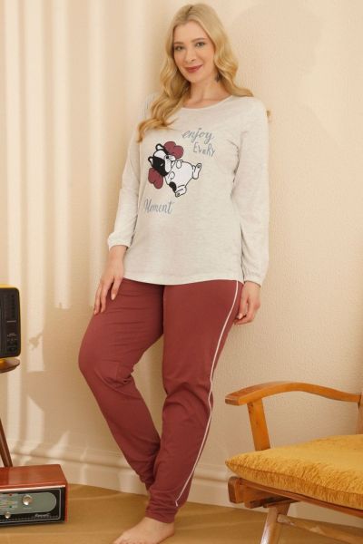 Γυναικεία Πιτζάμα Sexen Plus Size ENJOY