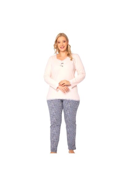 Γυναικεία Πιτζάμα Sexen Plus Size FLOWER