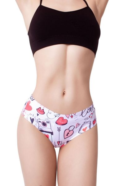 Γυναικείο Slip meméme LOVE STICKERS