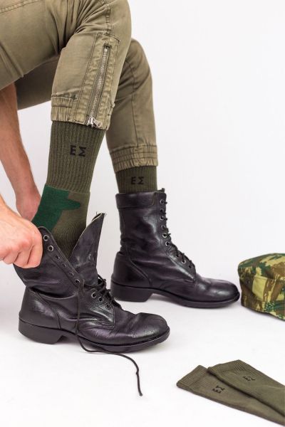 Ανδρικές Κάλτσες Στρατιωτικές Trendy GREEK MILITARY