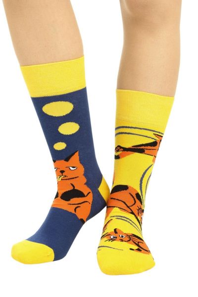  Unisex Fashion Κάλτσες Bonami CAT (Mismatched)