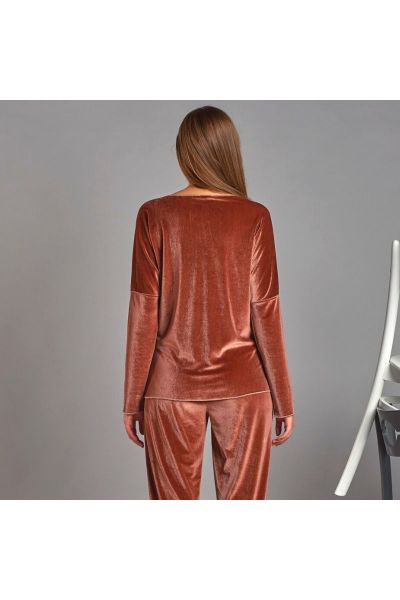 Γυναικεία Πιτζάμα Velvet Sevim CLOVER