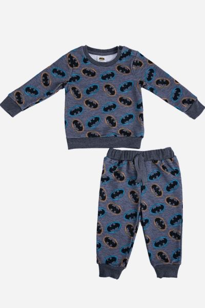 Παιδική χειμωνιάτικη φόρμα για αγόρι disney batman σκούρο γκρι