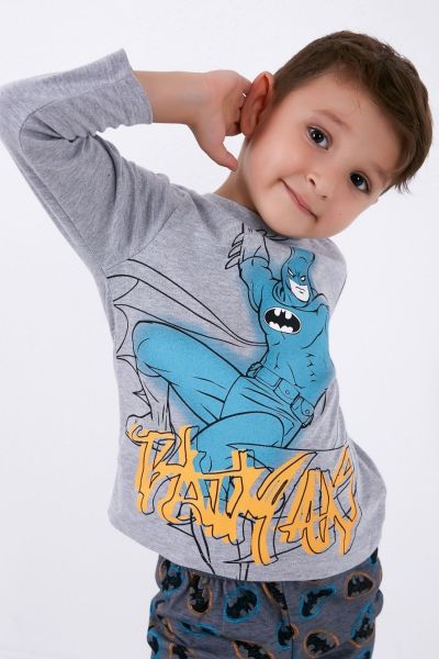 Παιδική χειμωνιάτικη πιτζάμα για αγόρι Warner Bros BATMAN POWER