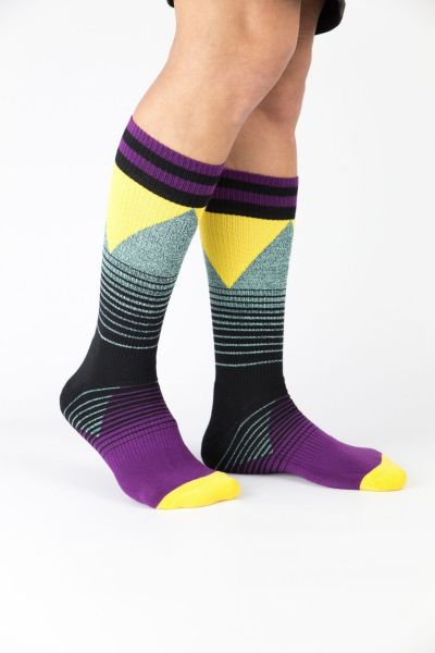 Unisex Αθλητικές Κάλτσες Crazy Socks PURPLE
