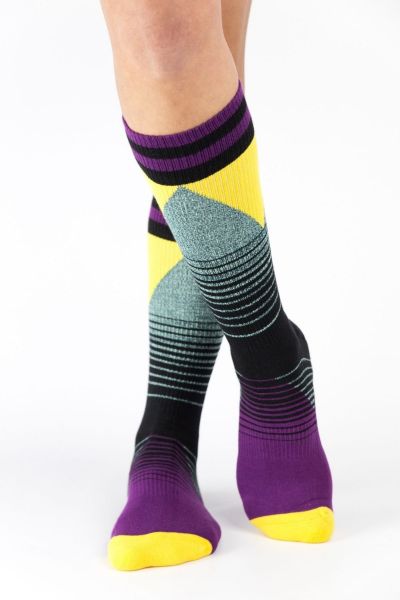 Unisex Αθλητικές Κάλτσες Crazy Socks PURPLE