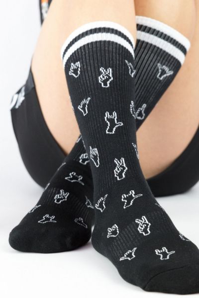 
 Unisex Αθλητικές Κάλτσες Crazy Socks HANDS UP
