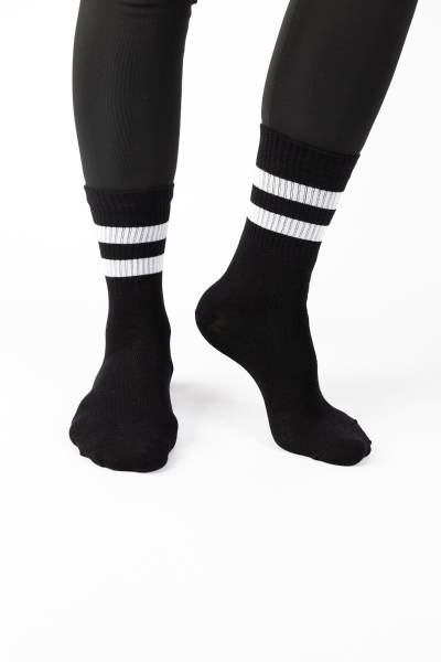 Γυναικείες Casual Κάλτσες Design WHITE STRIPES Βαμβακερές