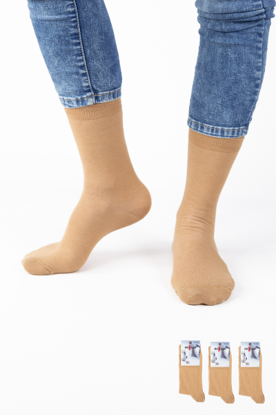 Γυναικείες Casual Κάλτσες Design BEAR 3 ζευγάρια Βαμβακερές