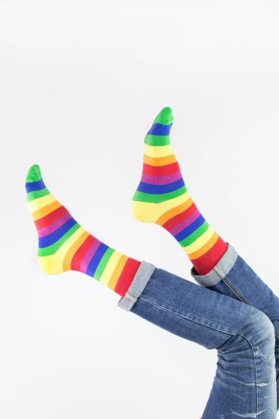 Fashion Κάλτσες Crazy Socks RAINBOW