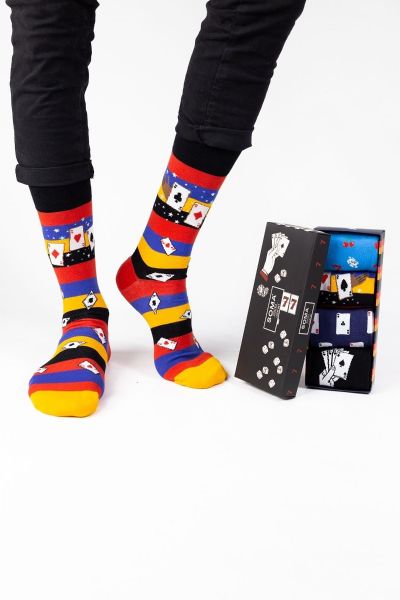 Fashion Κάλτσες SOMA LUCKY BET 4 Ζευγάρια βαμβακερές
