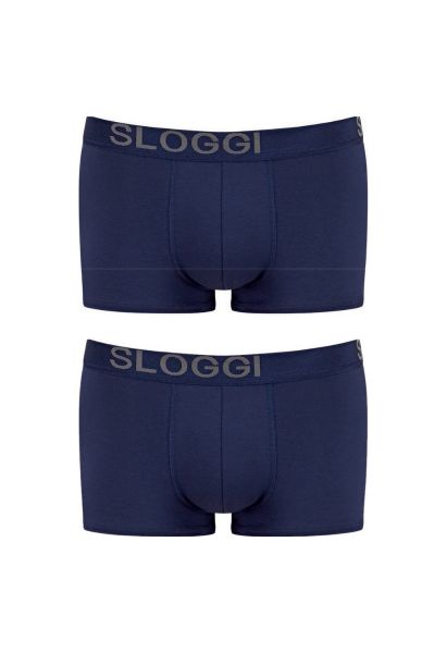 Sloggi Men Avenue Hipster 2 τεμάχια FULL BLUE Σκούρο Μπλε