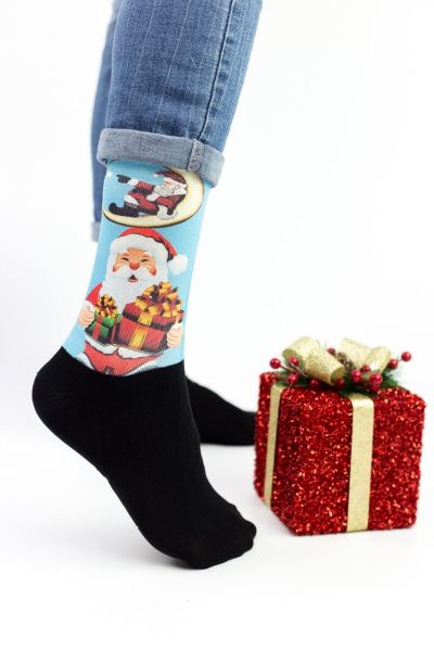 Unisex Christmas Κάλτσες Trendy HAPPY CHRISTMAS