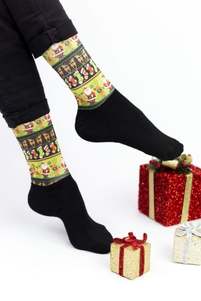 Unisex Christmas Κάλτσες Trendy MERRY CHRISTMAS