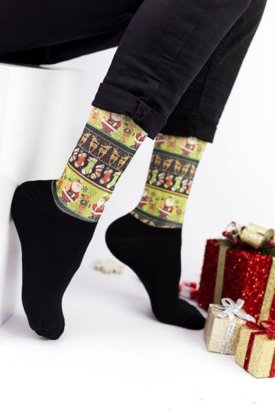 Unisex Christmas Κάλτσες Trendy MERRY CHRISTMAS