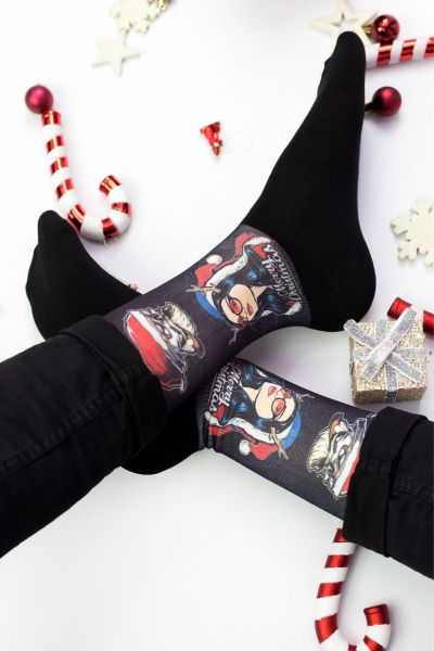 Unisex Christmas Κάλτσες Trendy SANTA GIRL