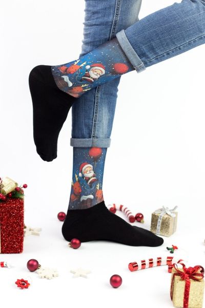 Unisex Christmas Κάλτσες Trendy SANTA IS COMING II