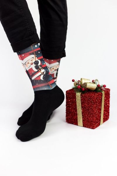 Unisex Christmas Κάλτσες Trendy SANTA IS COMING III