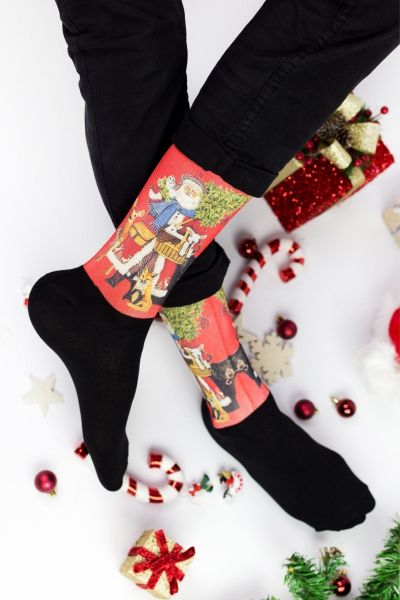 Unisex Christmas Κάλτσες Trendy SANTA'S FAMILY