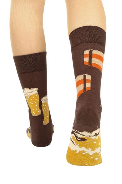Unisex Fashion Κάλτσες Bonami BEER (Mismatched)